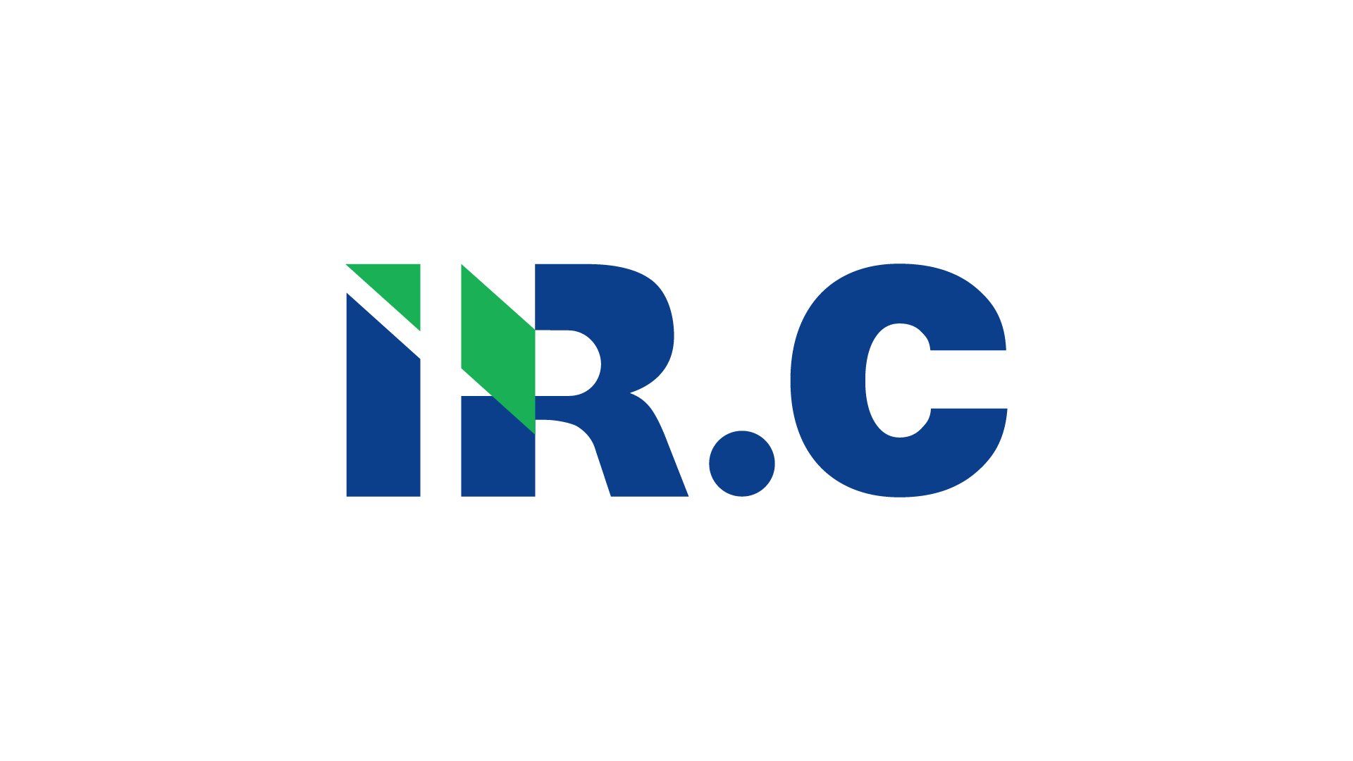irc logo modra zelena
